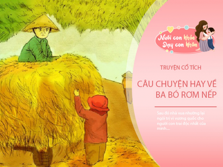 Truyện cổ tích Ba bó rơm nếp