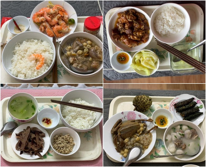 Vợ ở cữ, chồng xin nghỉ làm để ở nhà nấu cơm nóng hổi, chăm sóc vợ không chê vào đâu được - 1