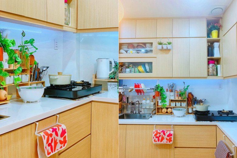 Mẹ đảm 2 con khoe căn bếp siêu gọn gàng, chia sẻ bí quyết để nhà cửa luôn ngăn nắp, sạch như mới - 5