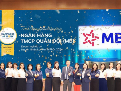 Thông tin doanh nghiệp - MB và những dấu ấn của môi trường làm việc bền vững, hạnh phúc