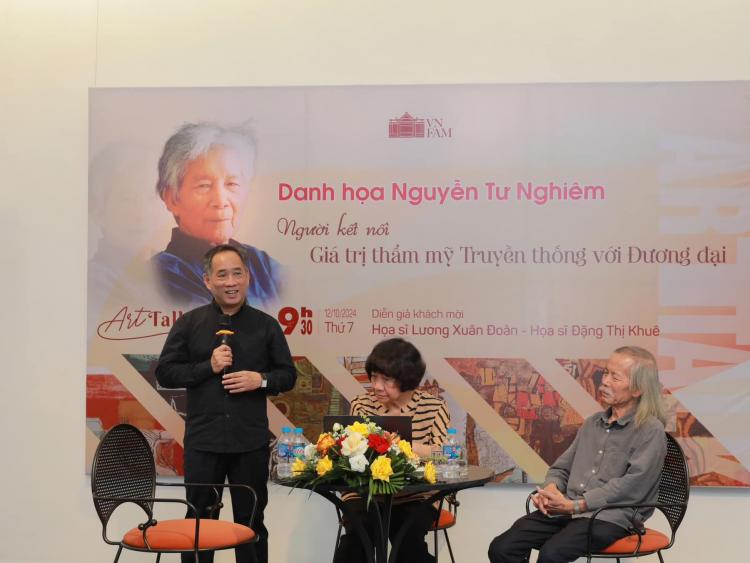 Nguyễn Tư Nghiêm: Người đem giá trị văn hóa truyền thống của dân tộc vào hội họa