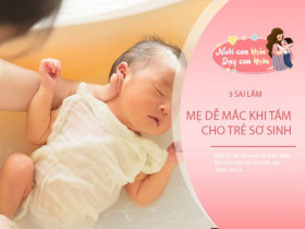 Có 3 hiểu lầm khi tắm cho trẻ sơ sinh mà nhiều bà mẹ không biết, đến khi con ốm mới ngộ ra