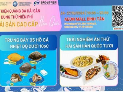 Thông tin doanh nghiệp - Cơ hội dùng thử miễn phí hải sản cao cấp Hàn Quốc tại AEON Mall Bình Tân