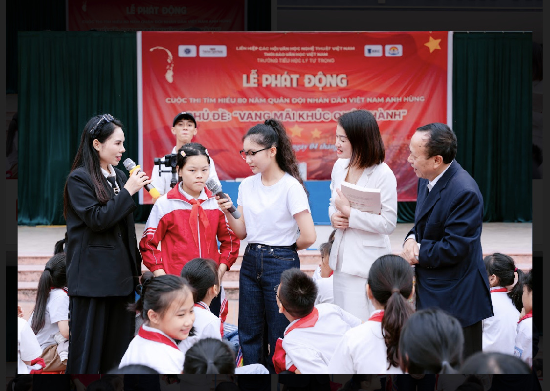 Lan tỏa cuộc thi “Vang mãi khúc quân hành” tại Trường Tiểu học Lý Tự Trọng (Thái Bình) - 2