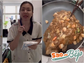 Vợ Huỳnh Đông làm món bánh bột lọc lười đang hot: "Nó lạ lắm mấy bạn ơi"