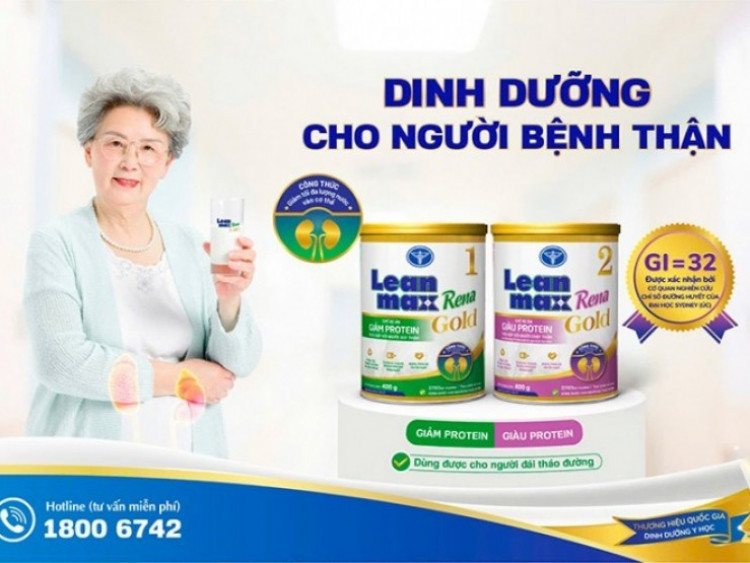 Leanmax Rena Gold 1 và 2 - Giải pháp dinh dưỡng cho người bệnh thận