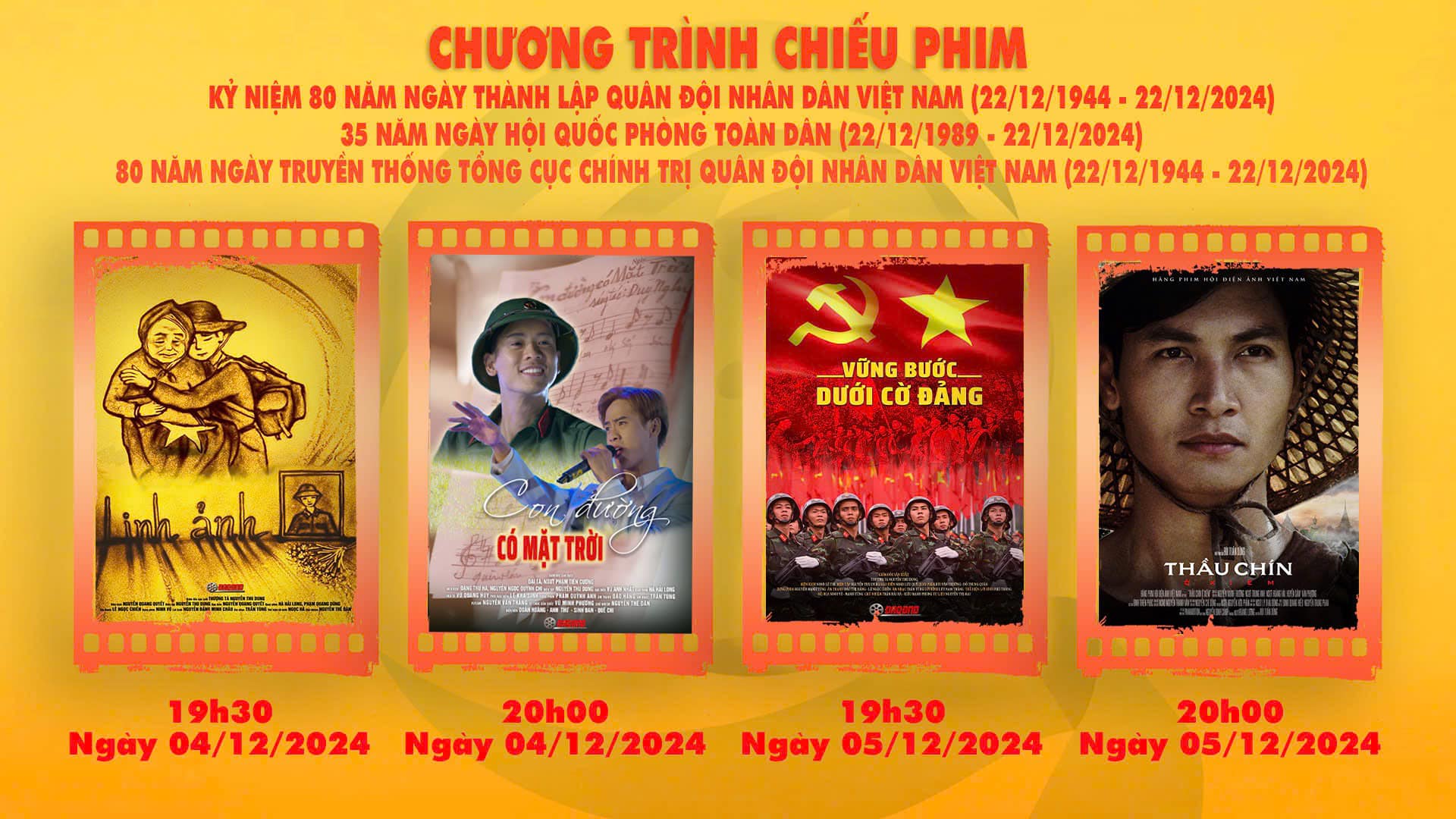 Chiếu 8 bộ phim trong Tuần phim Kỷ niệm 80 năm Ngày thành lập Quân đội nhân dân Việt Nam - 3