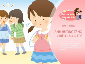 Khi cơ thể trẻ phát ra tín hiệu này thì thời gian ngừng cao sẽ không còn xa nữa