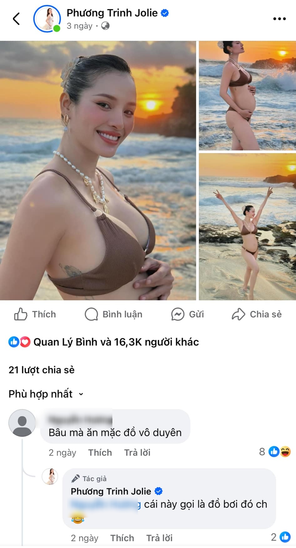 Phương Trinh Jolie đáp trả khéo léo khi bị mỉa mai “đẻ như gà”, “bầu ăn mặc vô duyên” - 4