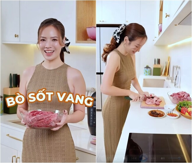 BTV Đan Lê làm bò sốt vang kiểu Hà Nội, chẳng cần thứ này mà vẫn ngon &#34;quên sầu&#34; - 1