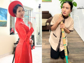 Thủ khoa trường Sân khấu điện ảnh xưa ở biệt thự giờ mang bầu chuyển ra ở trọ, con gái riêng 13 tuổi xinh xắn thân thiết với bố dượng