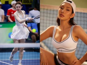 Người đẹp Kiều Trinh vỡ òa lần đầu vô địch, dàn sao quy tụ ở giải Pickleball Charity Cup
