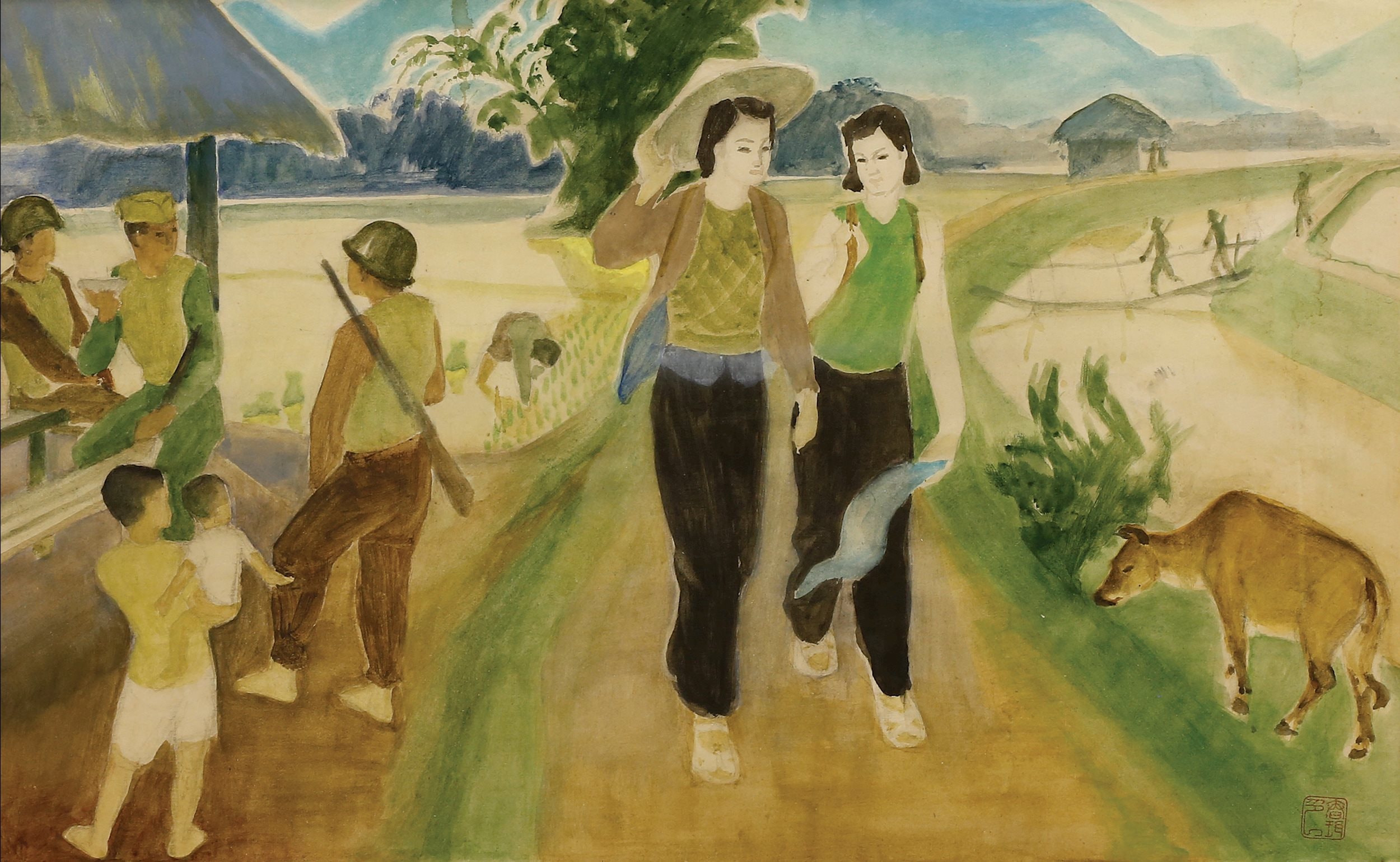 Trưng bày hơn 60 tác phẩm mỹ thuật quý tại triển lãm “Cuộc sống tươi đẹp” - 8