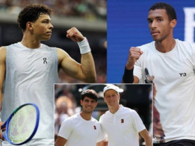 5 ngôi sao tennis đủ sức phá vỡ cuộc đua song mã Sinner - Alcaraz
