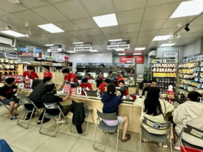 Thông tin doanh nghiệp - Điện Thoại Vui đồng hành cùng bà con vượt bão: Sấy khô điện thoại, laptop miễn phí toàn hệ thống