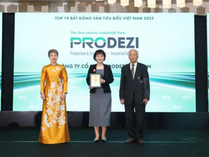 Thông tin doanh nghiệp - Prodezi được vinh danh Top 10 Doanh nghiệp bất động sản tiêu biểu năm 2025