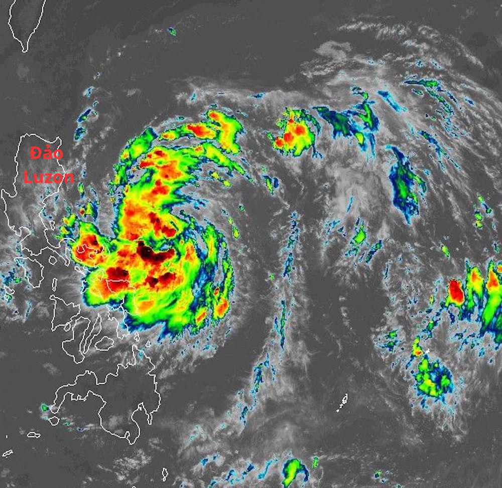 Ảnh vệ tinh khu vực bão Matmo sắp đổ bộ - 1