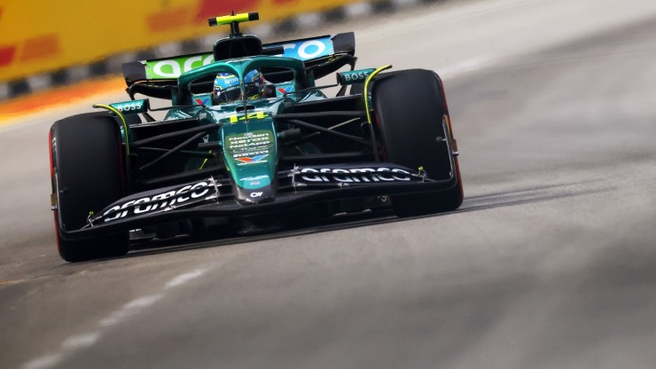 Đua xe F1, thử nghiệm Singapore GP: "Lão tướng" Alonso gây bất ngờ, Norris và Leclerc va chạm trong pit-lane - 3