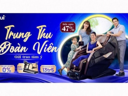 Thông tin doanh nghiệp - Ưu đãi Trung thu vàng - Mua ghế Massage Fuji với hàng ngày ưu đãi