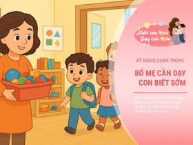 Bố mẹ khéo dạy con sớm 5 kỹ năng, nuôi dưỡng trẻ càng học càng giỏi