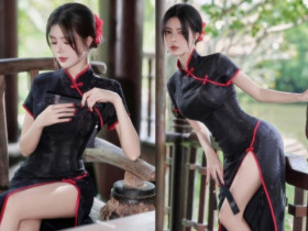 Lilly Luta “gây mê” với bộ ảnh xường xám gợi cảm