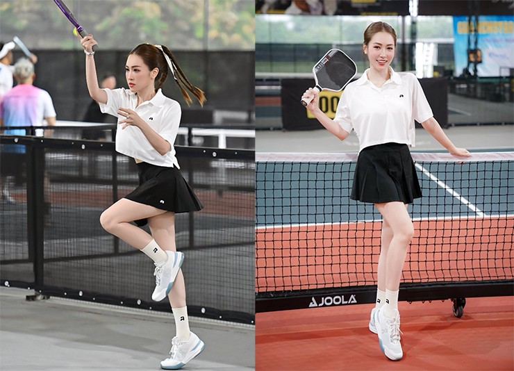 Người đẹp Đăng Thư "đại chiến" dàn mỹ nhân tại Pickleball Charity Cup - 8
