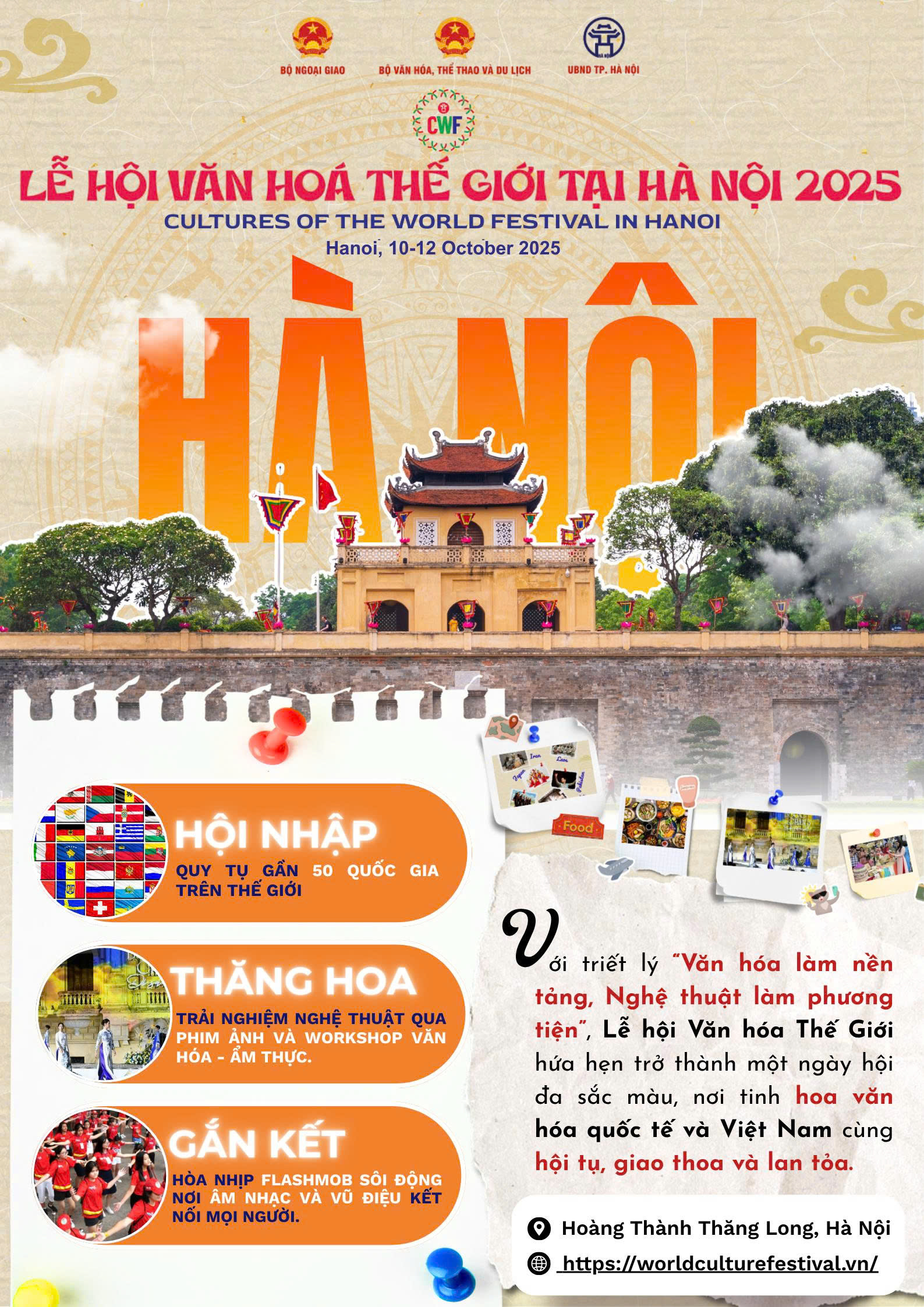 Lễ hội Văn hóa Thế giới tại Hà Nội lần thứ nhất: Nơi các nền văn minh gặp gỡ và cùng lan tỏa những giá trị nhân văn cao đẹp - 1