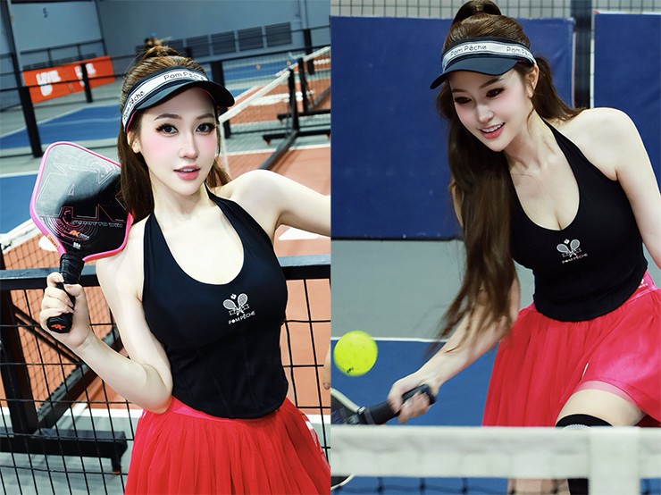 Hot girl mặc đồ gym chơi pickleball gây tranh cãi: Các chuyên gia & người đẹp nói gì? - 3