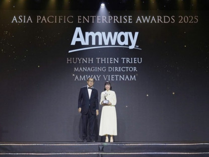 Thông tin doanh nghiệp - Tổng giám đốc Amway Việt Nam vinh dự nhận giải thưởng Doanh nhân xuất sắc Châu Á 2025