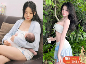 Từng nổi danh với visual như tỷ tỷ xứ Trung, vợ nam thần VTV đẻ xong đẹp "mòn con mắt"