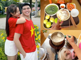 Chồng Bắc Ninh lội lũ nấu cơm cữ cho vợ, món nào món nấy ngon ngất ngây, nhan sắc "nóc nhà" mới gây bất ngờ