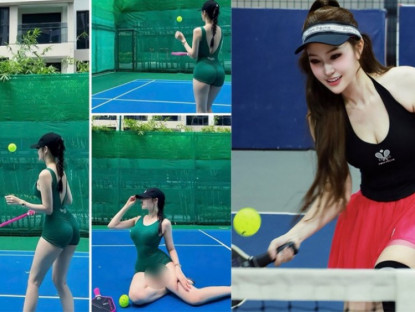 Thể thao - Hot girl mặc đồ gym chơi pickleball gây tranh cãi: Các chuyên gia &amp; người đẹp nói gì?
