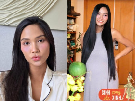 H'Hen Niê đi làm sau chưa đầy một tháng sinh con, có chi tiết không thay đổi so với hồi son rỗi