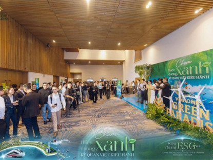 Thông tin doanh nghiệp - Vinhomes Green Paradise khẳng định sức hút tại sự kiện “Chạm Thiên Đường Xanh – Kỳ Quan Việt Kiêu Hãnh”