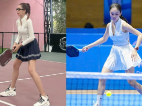 Dàn hot girl pickleball xử lý ra sao khi bị đối thủ nam cố ý đánh bóng vào mặt?