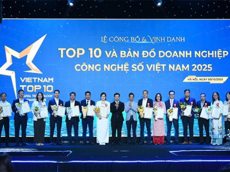 QD.TEK được vinh danh kép tại Vietnam Top 10 Tech Map 2025 – Dấu ấn ...