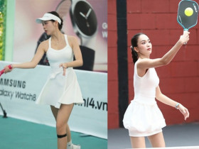 Phái đẹp bị đối thủ nam giới dồn ép khi chơi pickleball: Có cần nương tay?