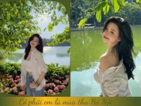 Cô gái Sài Gòn chụp ảnh phố thu Hà Nội “đốn tim” dân mạng