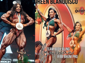 Mê mẩn ngắm nhà vô địch bikini thể hình, nữ VĐV vòng đùi 69cm vô địch Olympia