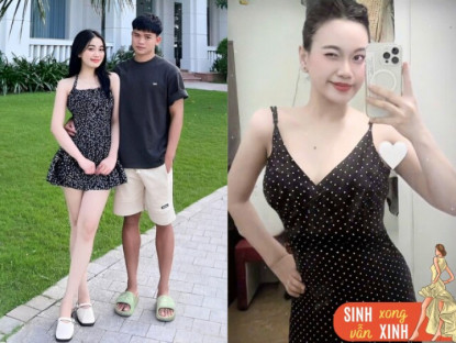 Gia đình - Con mới đầy tháng, vợ hot girl của Hồ Văn Cường khoe eo phẳng lỳ sau khi giảm 16kg, được khen như chưa từng sinh nở