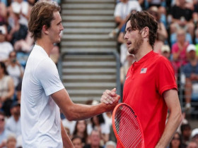 Video tennis Fritz - Zverev: 1 giờ chóng vánh, cay đắng tay vợt hạng 3 thế giới (Six Kings Slam)
