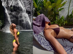 Mỹ nhân tennis Badosa khoe bikini rực lửa sau khi chia tay nam thần Hy Lạp