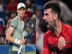 Video tennis Sinner - Djokovic: Hai set đỉnh cao, chiến thắng thuyết phục (Six Kings Slam)