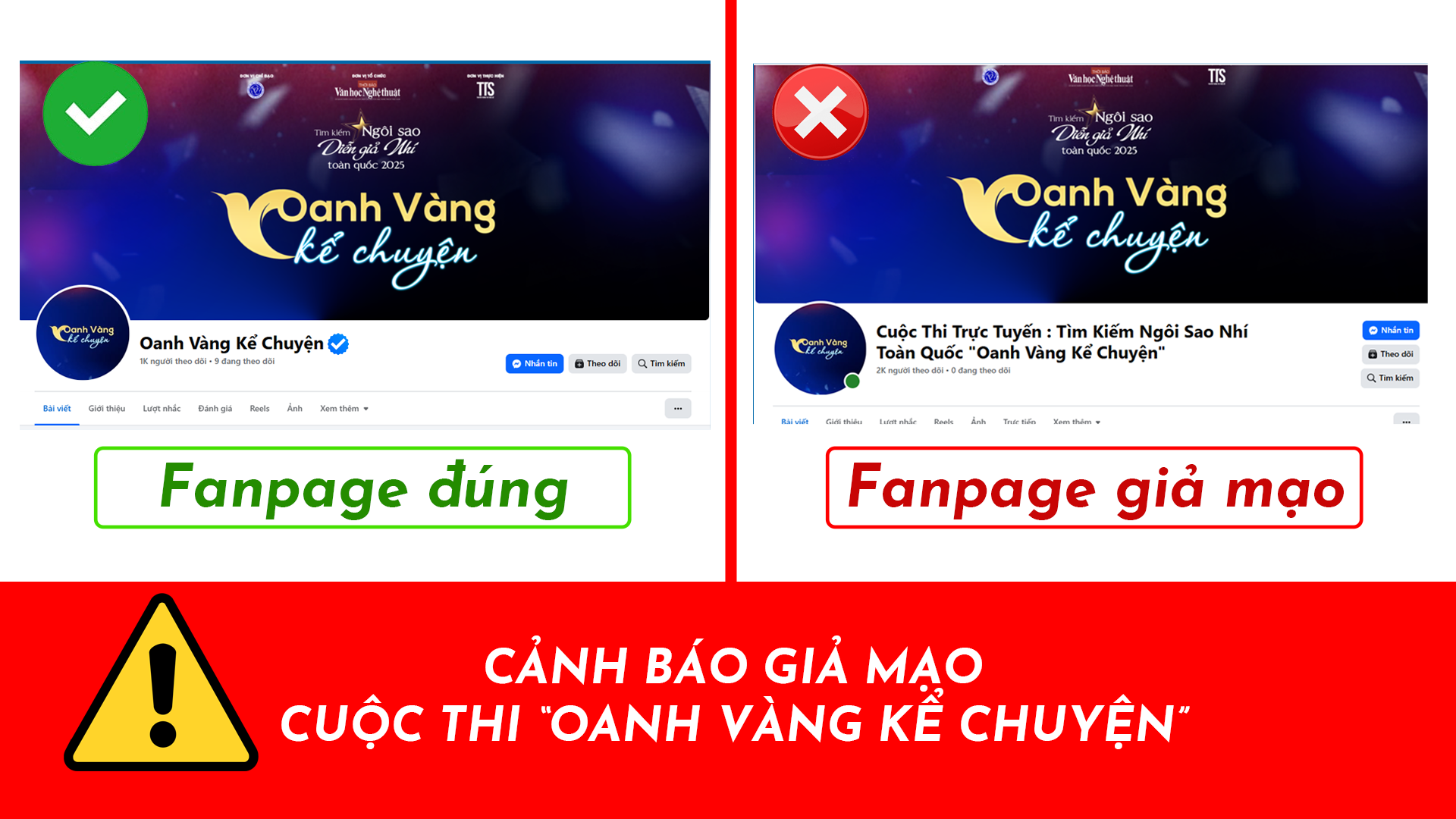Cảnh báo giả mạo cuộc thi “Oanh vàng kể chuyện” - 1