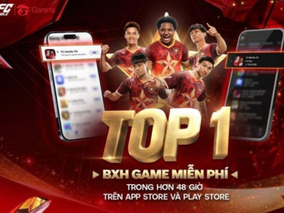 Thông tin doanh nghiệp - EA SPORTS™ FC Mobile Việt Nam khẳng định vị thế: Đạt TOP 1 App Store và Google Play chỉ sau hơn 48 giờ ra mắt