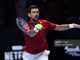 Video tennis Taylor Fritz - Djokovic: Phung phí cơ hội, cú sốc chấn thương (Six Kings Slam)