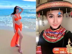 Hot girl dân tộc Thái lấy chồng là "Phó cục trưởng điển trai nhất sóng VTV", sau sinh tự tin mặc hở khoe dáng nuột