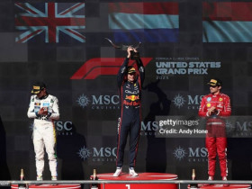 Đua xe F1, US GP: Verstappen giành chiến thắng áp đảo