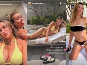 2 nữ thần Badosa - Sabalenka khoe bikini đôi quyến rũ, làng tennis rạo rực