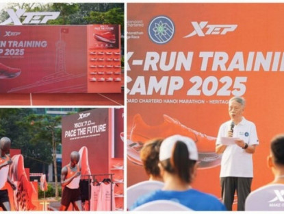 Thông tin doanh nghiệp - Xtep ra mắt trại huấn luyện X-RUN CAMP đầu tiên dành cho giải Standard Chartered Heritage Marathon Hanoi tại Việt Nam